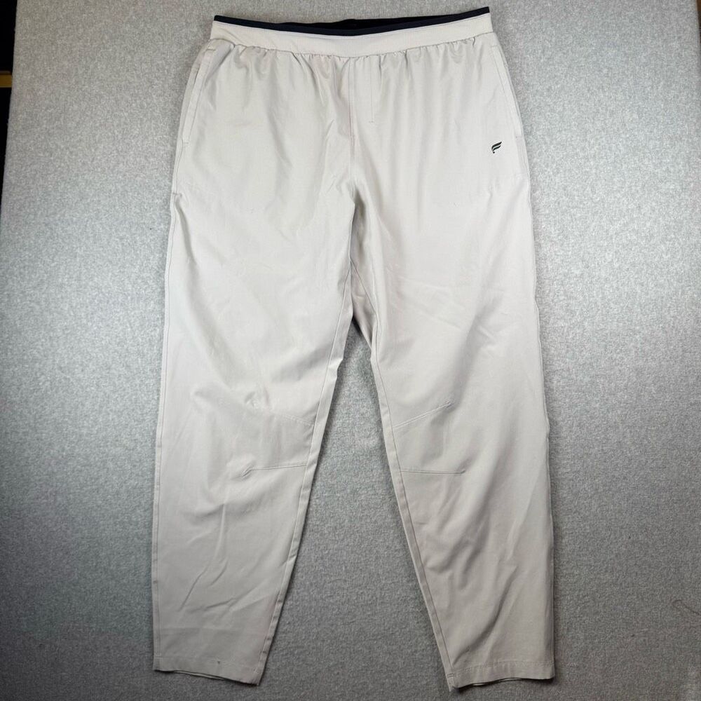 Fabletics Mens Size XXL The Fundamental Light Gray Training Fitness Pants